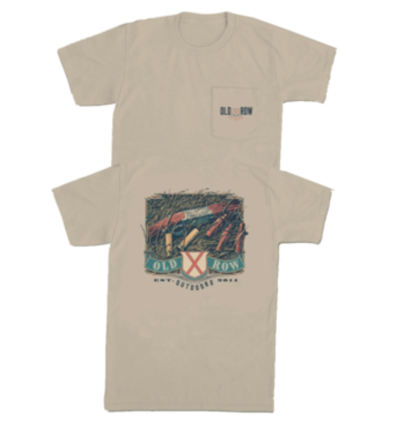 Old Row Outdoors Shells Pocket Tee