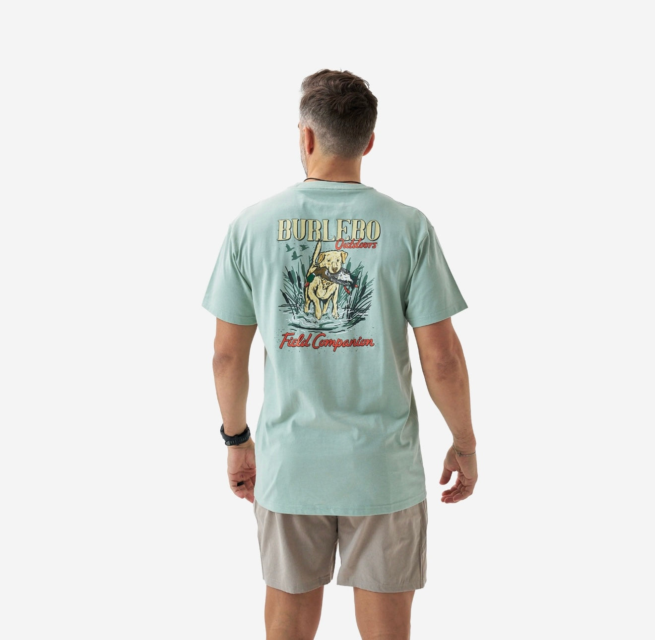 Burlebo Field Companion Tee - Heather Sage