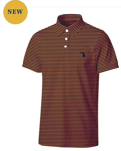 Local Boy Outfitters Palms Polo - Navy/Orange