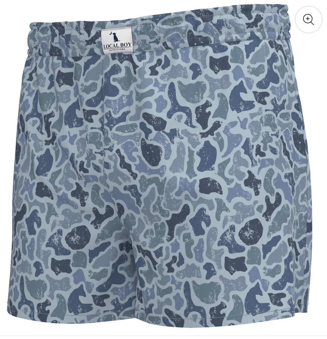 Local Boy Men’s Boxer Shorts - Distressed LCF Cobalt