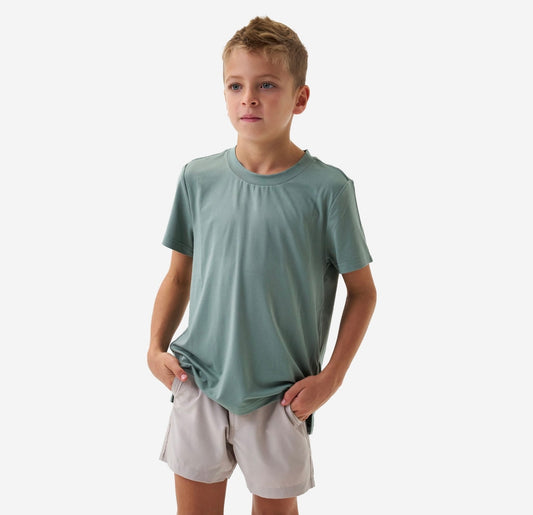 Toddler/Youth Burlebo Go To Tee - Sage