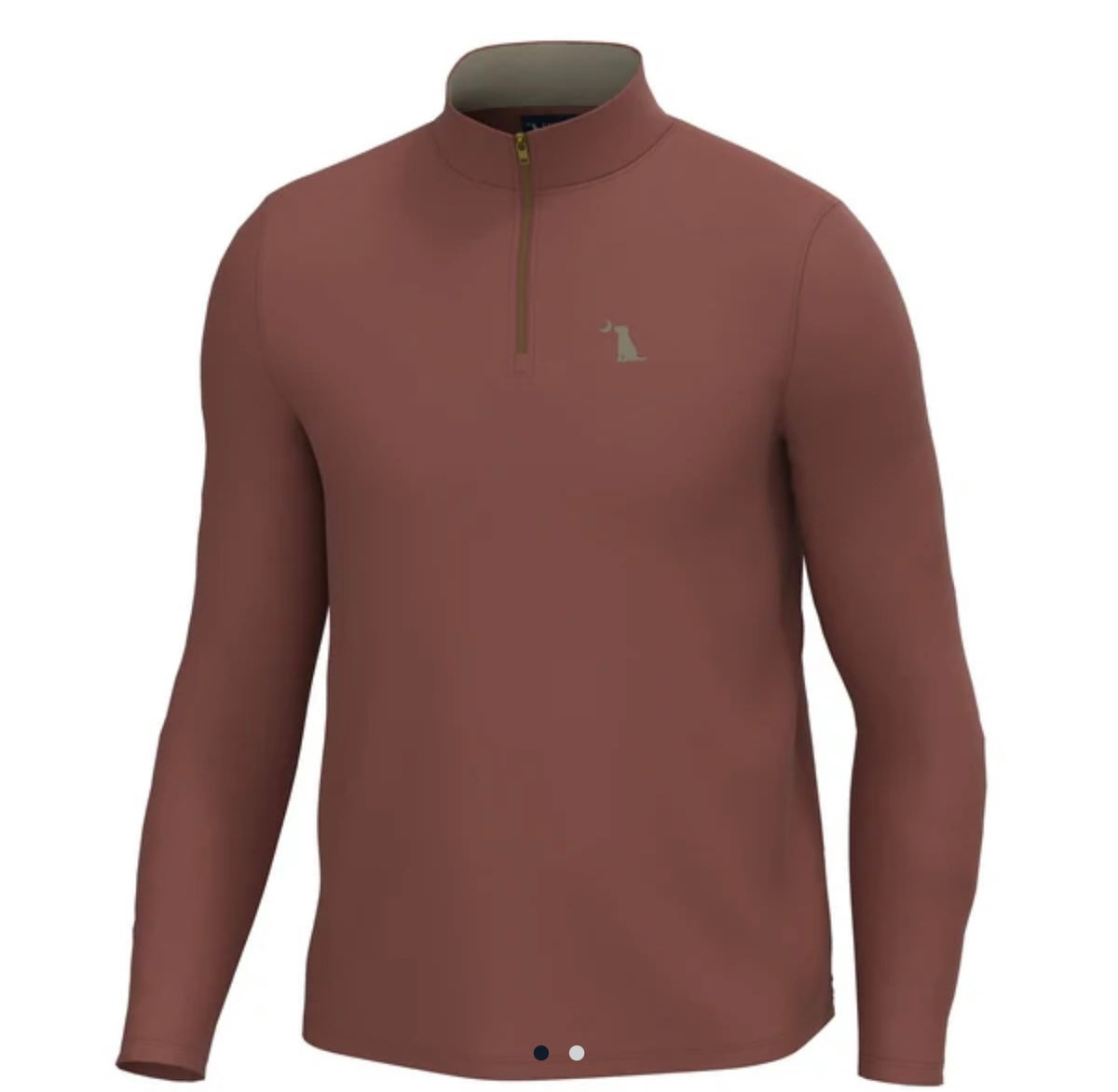Local Boy Bentley Quarter Zip - Mahogany