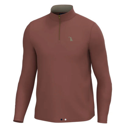 Local Boy Bentley Quarter Zip - Mahogany
