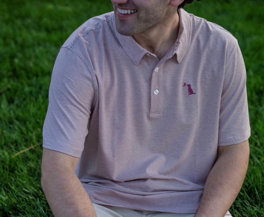 Local Boy Driftwood Polo - Mahogany
