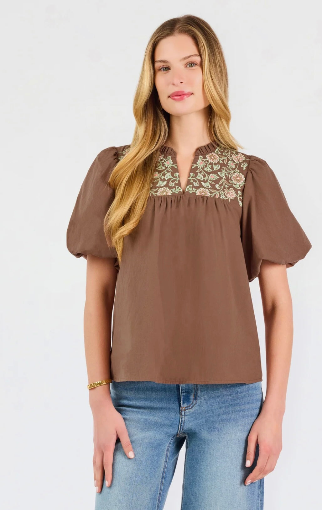 Mary Square Top Makayla Espresso