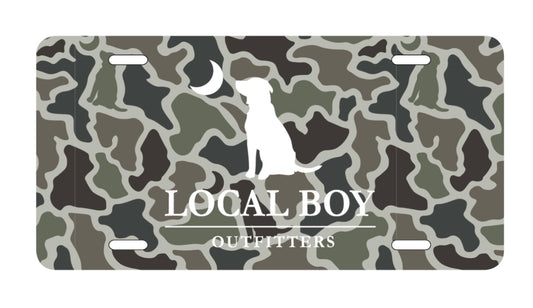 Local Boy Outfitters - LBO Logo License Plate Tag- DMC