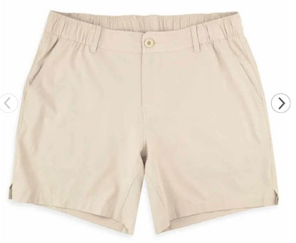 AFTCO - Mens Everyday Stretch Shorts - Khaki 7” inseam