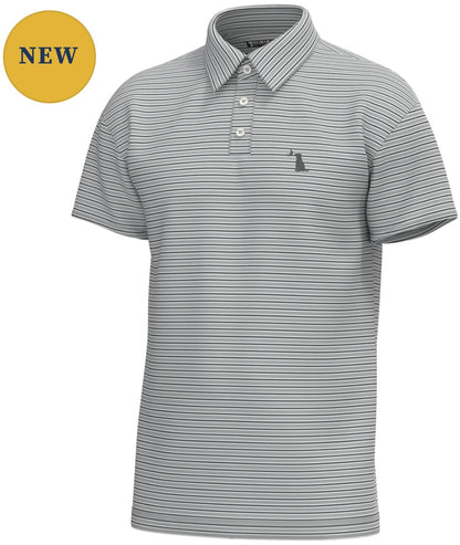 Local Boy Surfside Polo Cool Gray/Graphite/White