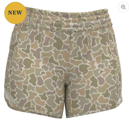Local Girl Vista Shorts - Forest Camo Desert