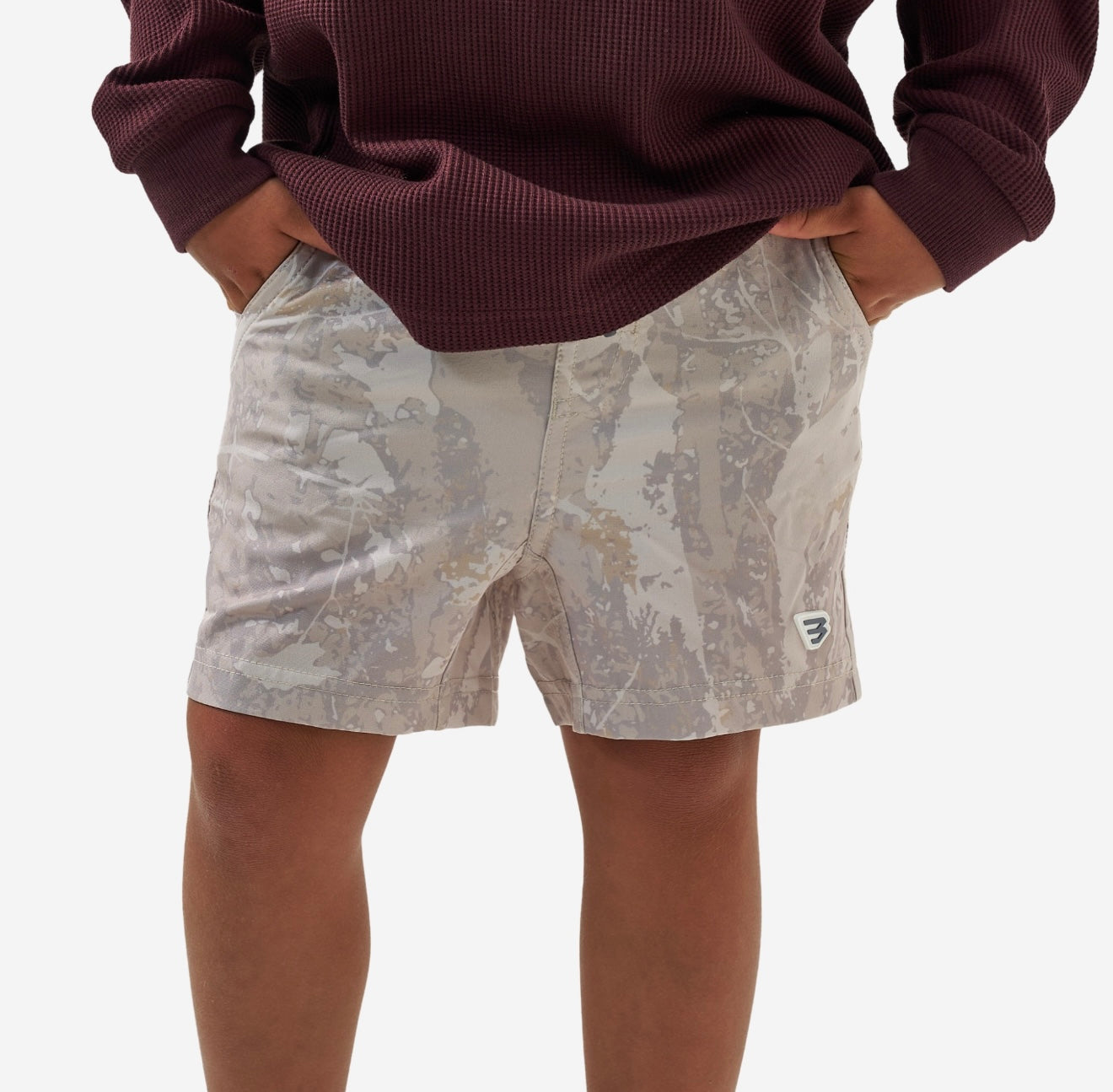BURLEBO - Youth/Toddler Athletic Short - Drifter Camo