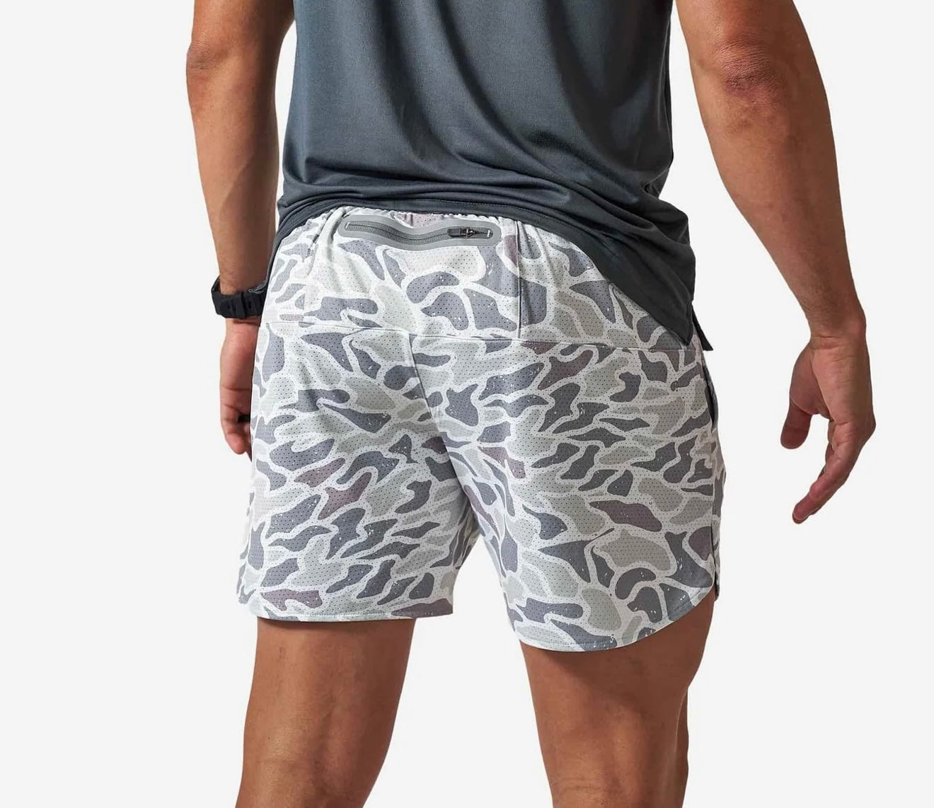 BURLEBO Mesh Short - White Camo