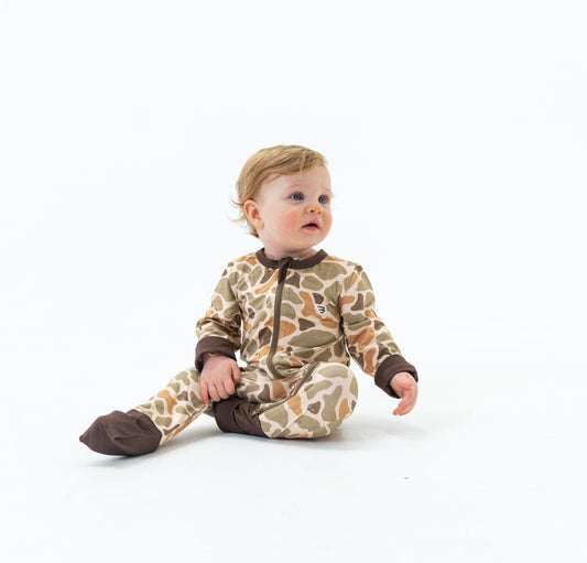 Burlebo - Baby Zip Up - Venado Camo