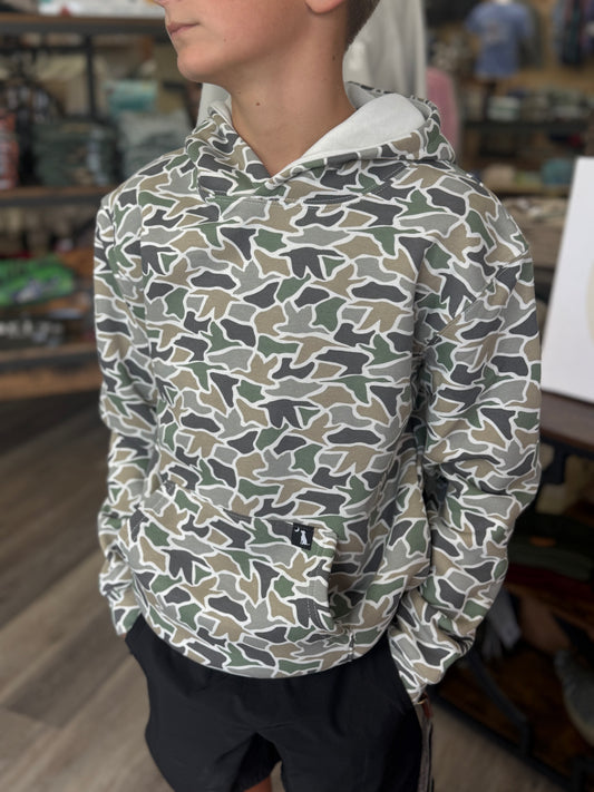 Youth Local Boy Hilltop Hoodie - Duck Camo