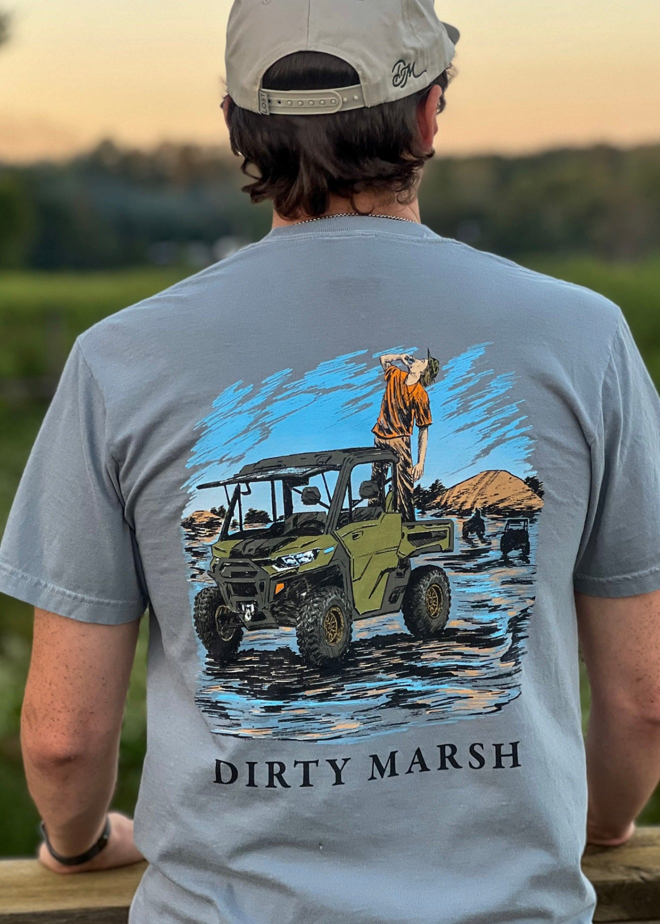 Dirty Marsh Marshal On Da Buggy Tee | Granite