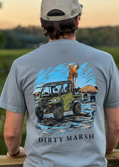 Dirty Marsh Marshal On Da Buggy Tee | Granite