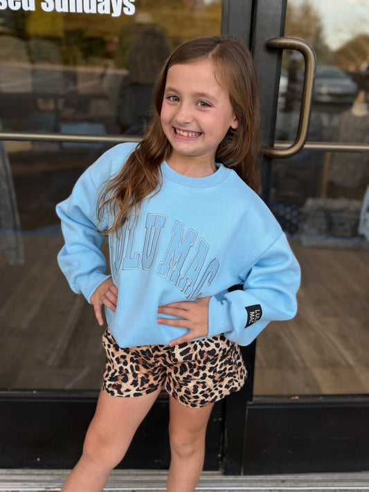 LULU MAC Leopard KIDS SHORTS