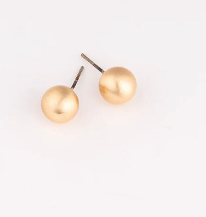 Michelle Mcdowell Grenada Earrings | Brushed Gold | Medium