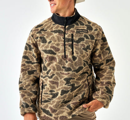 Burlebo Sherpa - Quarter Zip - Rocky Mountain Camo