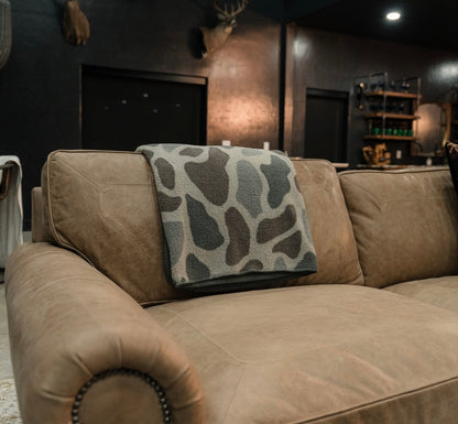 Burlebo Sherpa Blanket - Classic Deer Camo