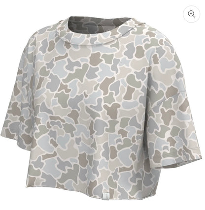 Youth Local Girl Boxy Crop SS Tee - FC Saltwater