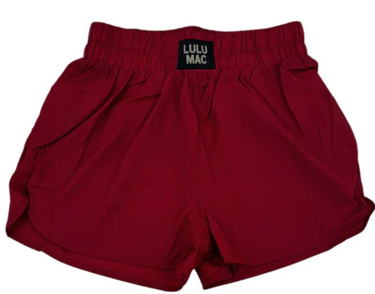 Lulu Mac OG Shorts - Maroon