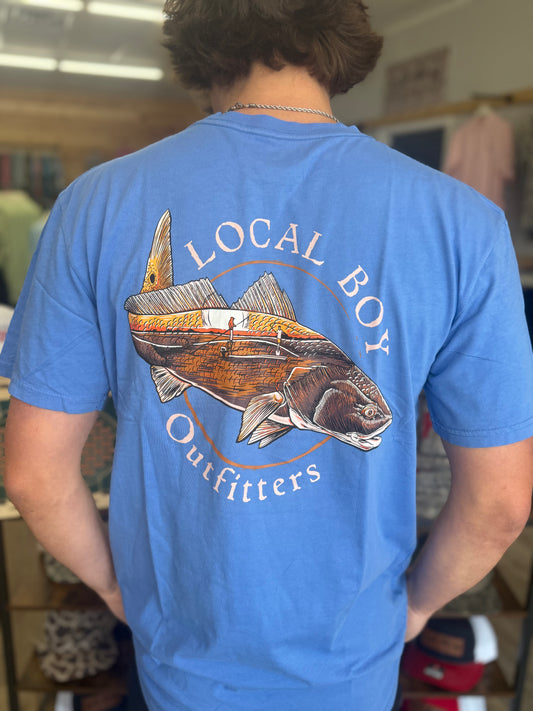 Local Boy Outfitters- Marsh Red- Blue