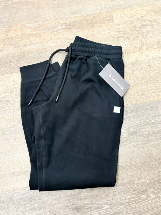 LG Velvet Fleece Joggers-Black