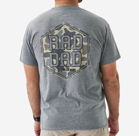 Burlebo RAD DAD DEER CAMO DARK HEATHER GREY