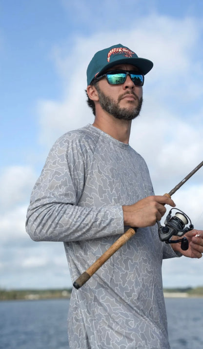 Local Boy L/S Heather Blend Crew - Cobblestone Gray