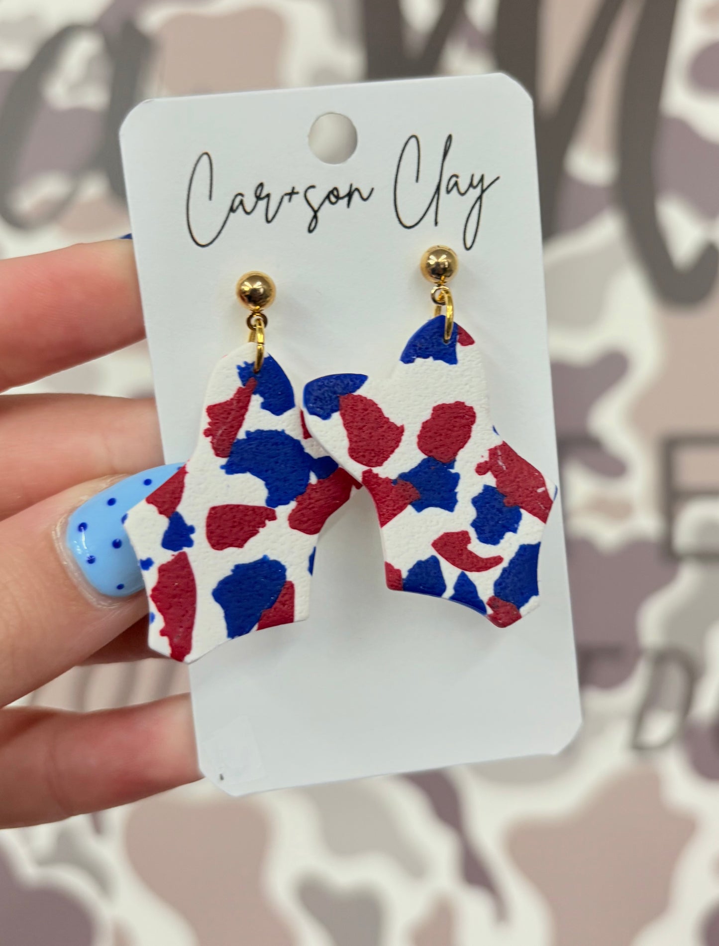 Car+son Clay RWB BIKINI Earrings
