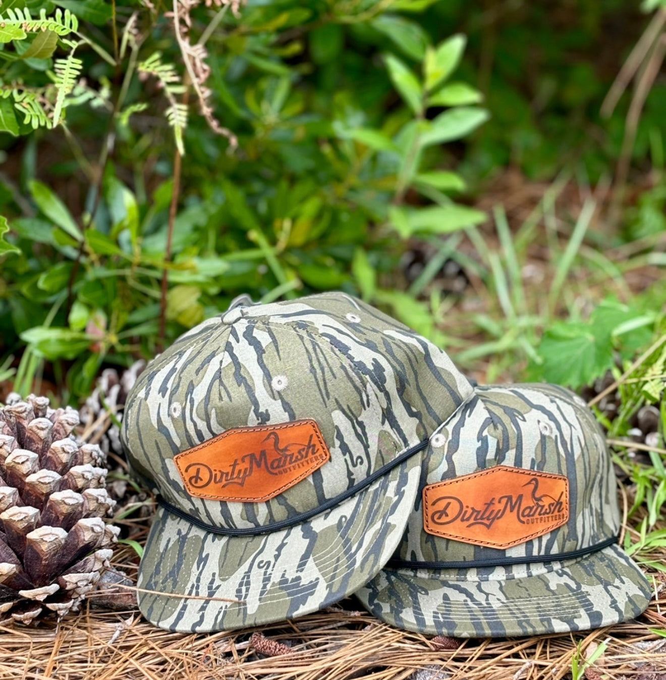 Dirty Marsh CLASSIC LEATHER PATCH | ROPE| NEW BOTTOMLAND™