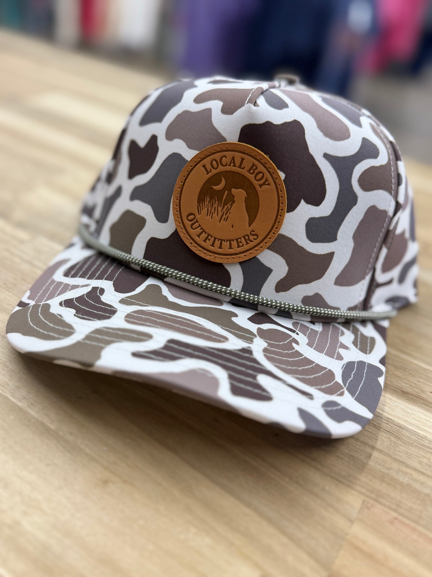 Local Boy Outfitters Youth Leather Patch HC Rope Hat - Localflage