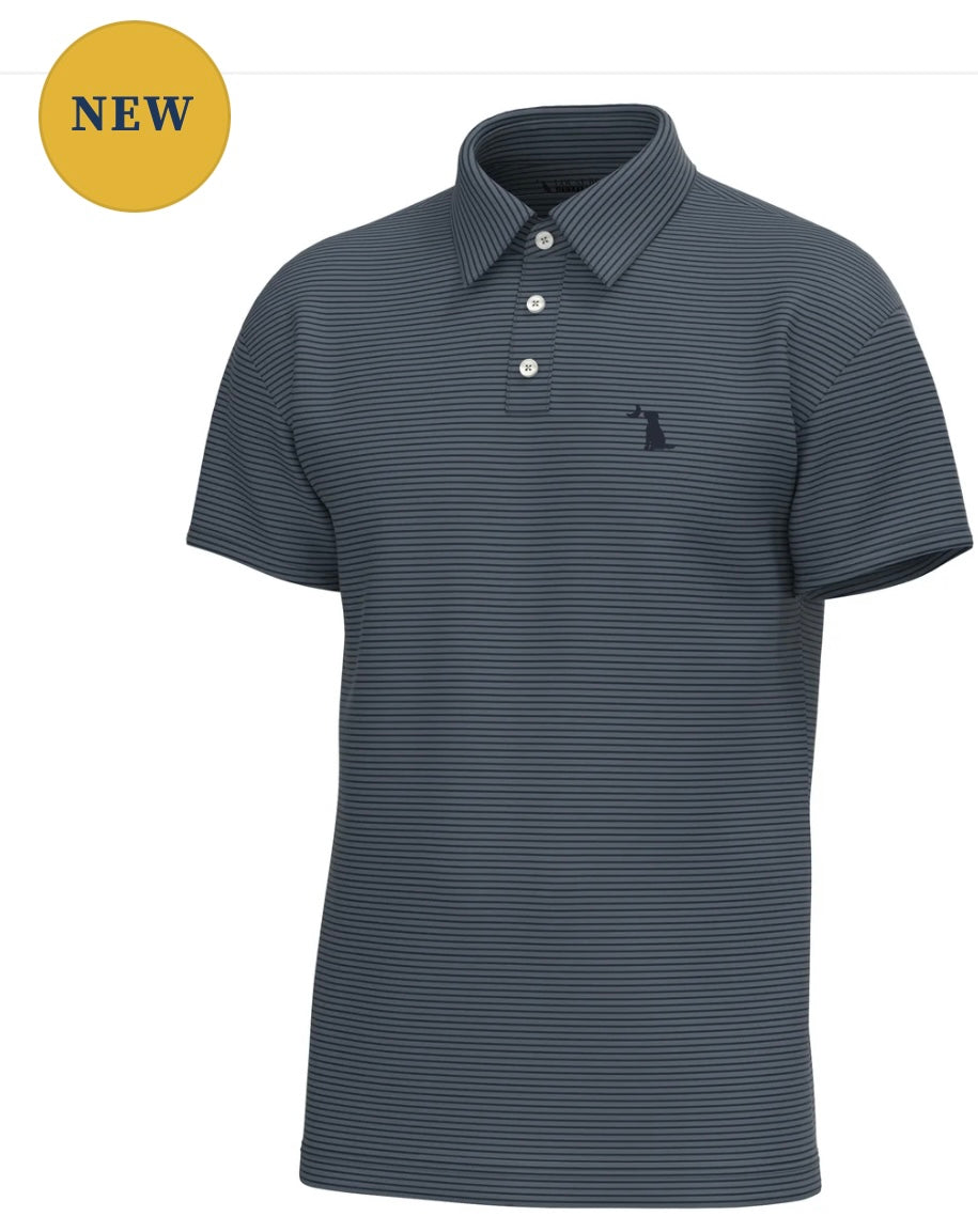 Local Boy Driftwood Polo - Charcoal Blue/Midnight