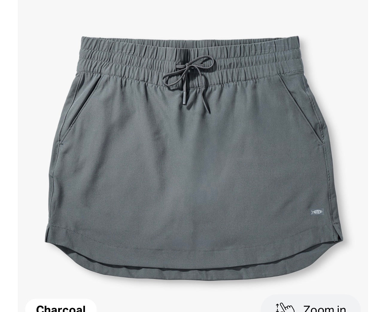 Aftco Strike Skort - Charcoal