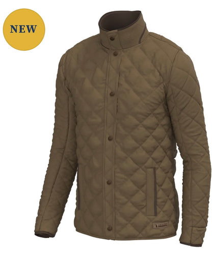 Local Boy Diamond Quilted Jacket - Mocha