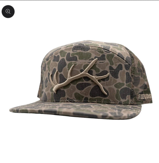 Fieldstone, 7 Panel All Backwoods Camo Shed Hat (H-233)