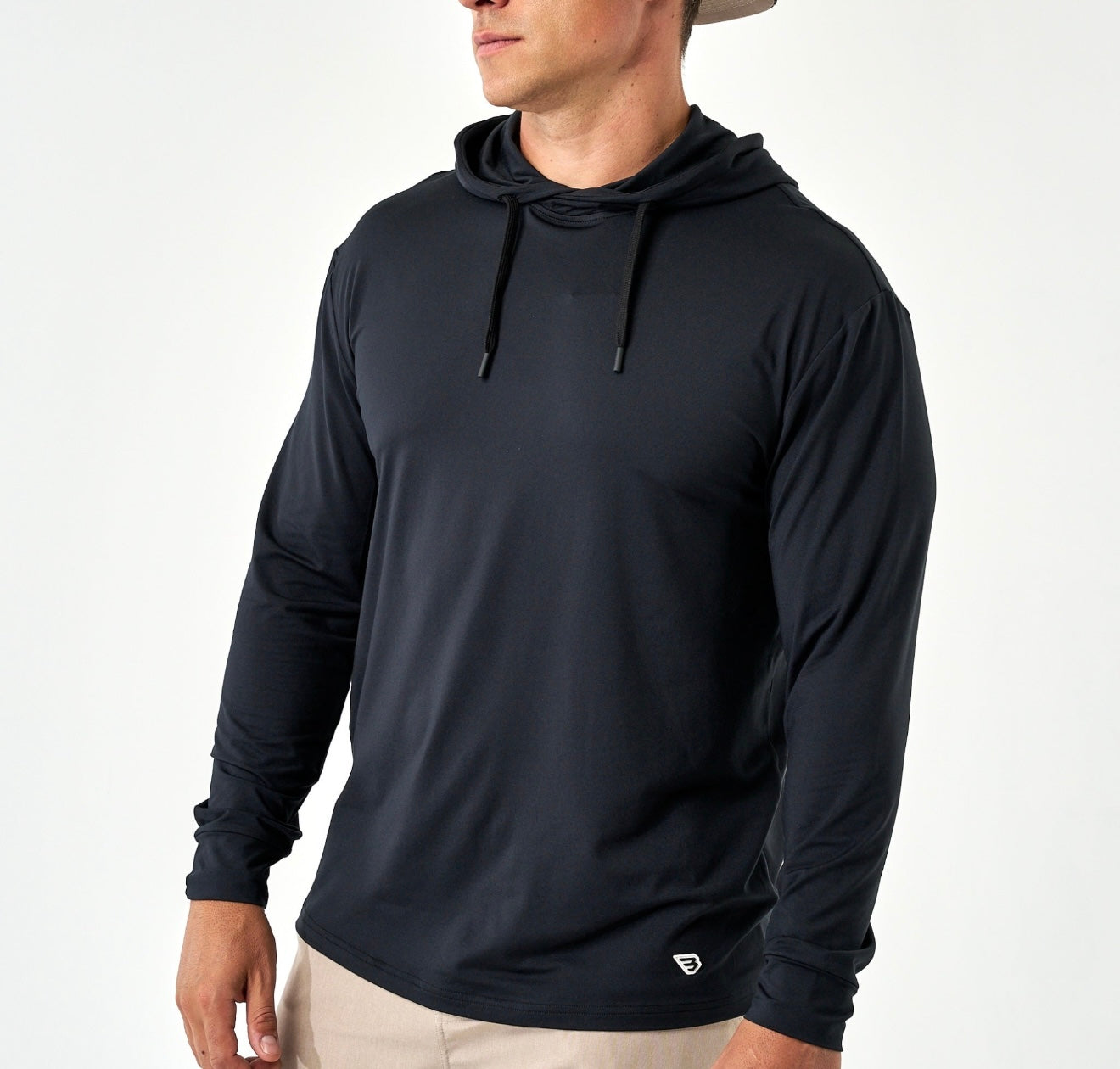 BURLEBO - Performance Hoodie - Midnight Black