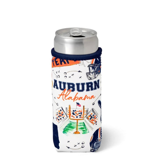 Swig TAILGATES IN AUBURN Slim Can Coolie