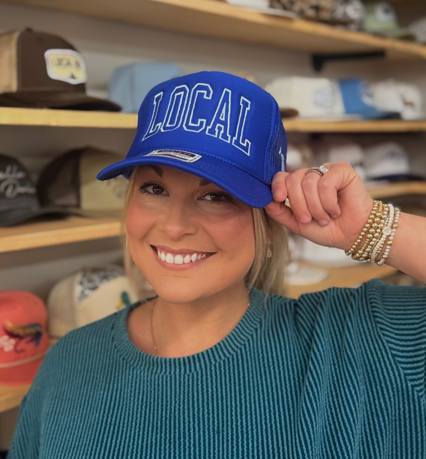 Classic Local Foam Trucker Hat - Royal