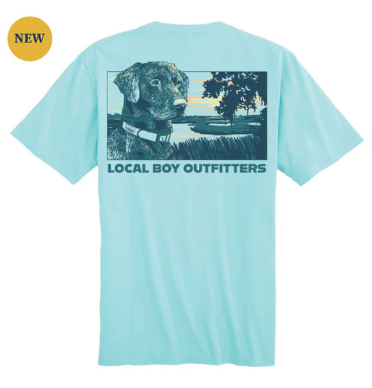 Local Boy Wetland Watchdog SS Tee - Aqua