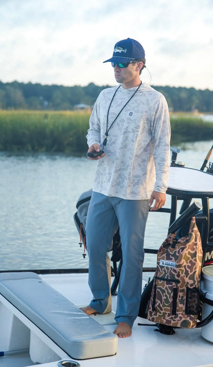 Local Boy Heather Blend Hoodie - Saltwater Camo