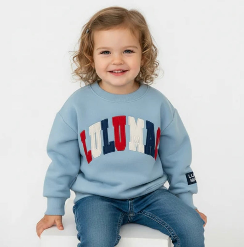 Toddler Lulu Mac Light Blue Stitch