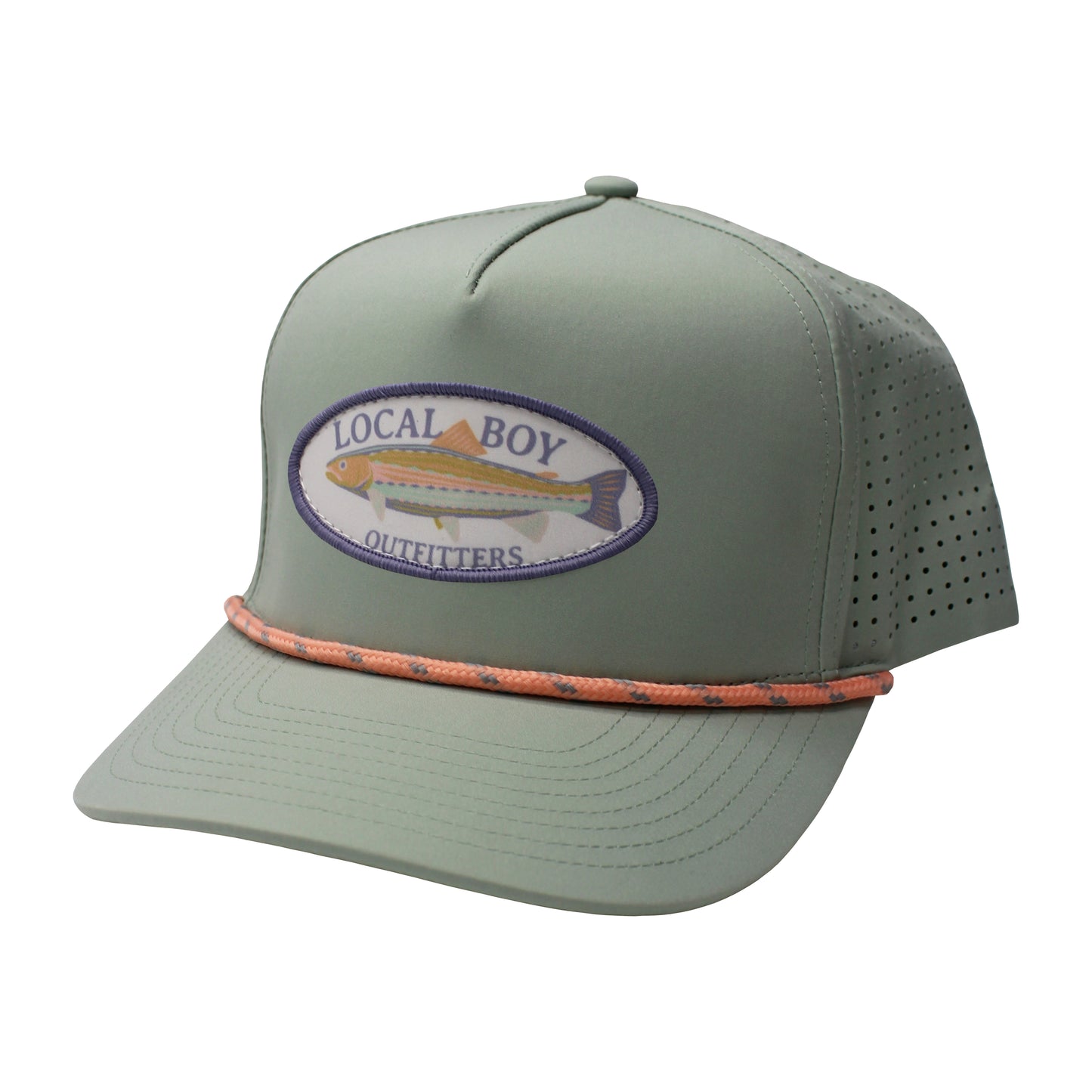 Local Boy Outfitters Geo Trout PF Rope Hat - Quarry