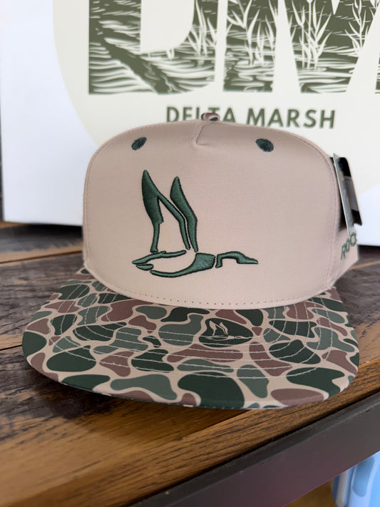 Roost Camo Bill 3D Puff Duck Performance Hat RH-R-162