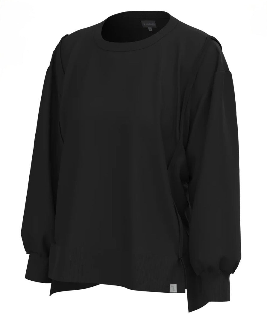 Local Girl Daily Crew-Black