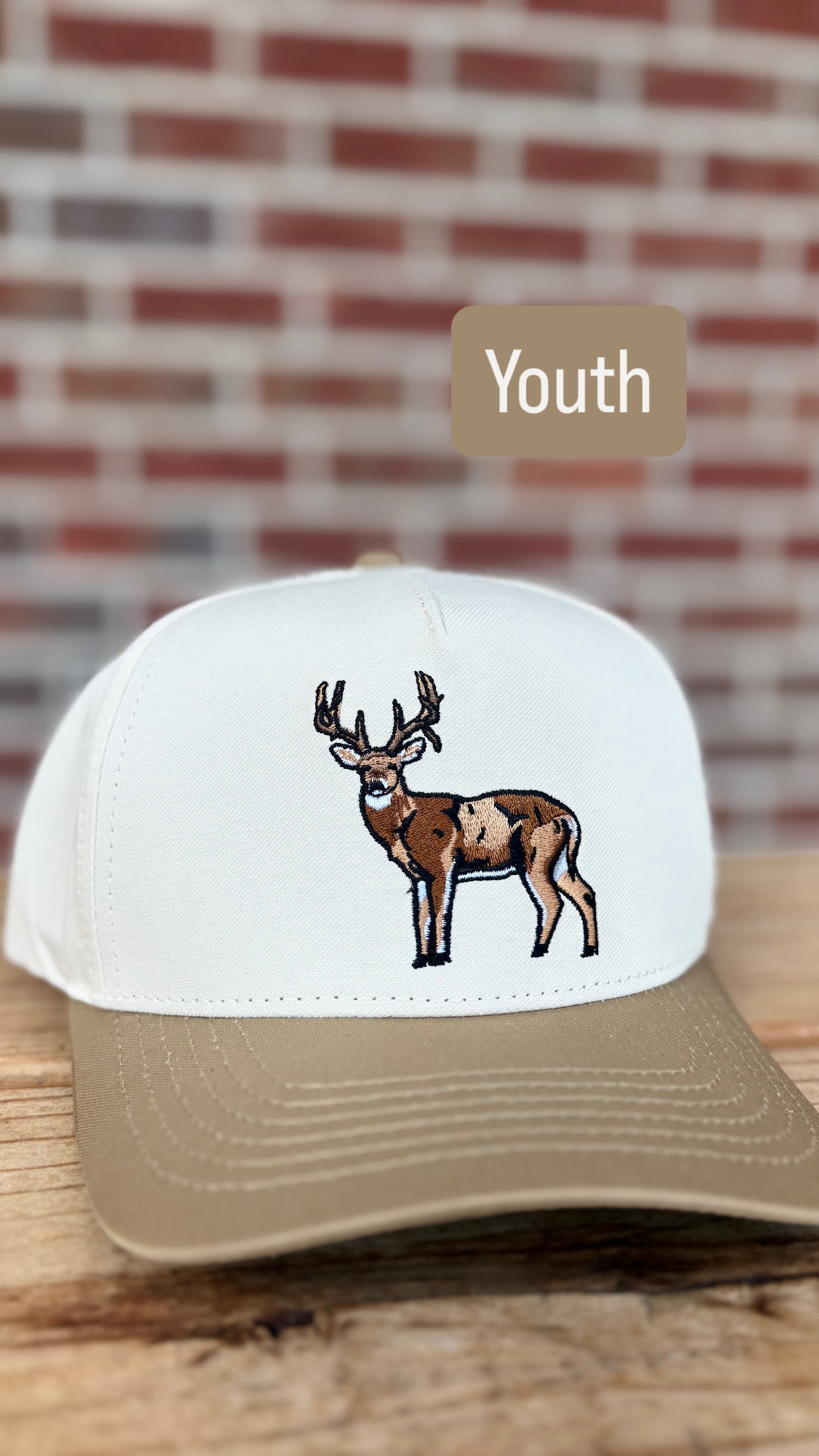 Embry Youth Cream/Tan Buck