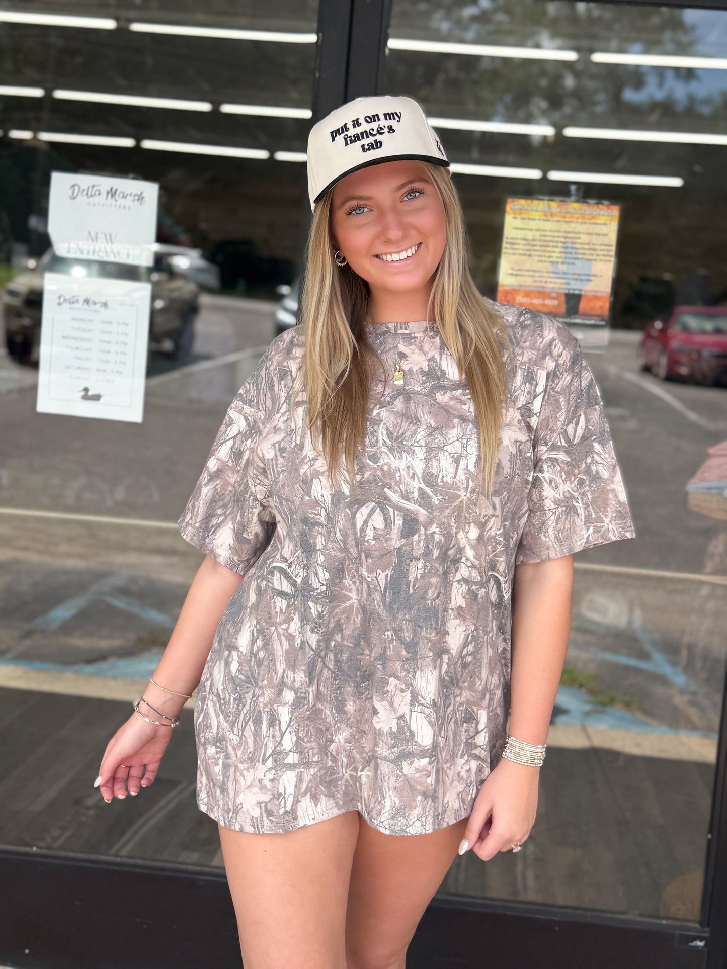 Dark Camo Oversized Tee