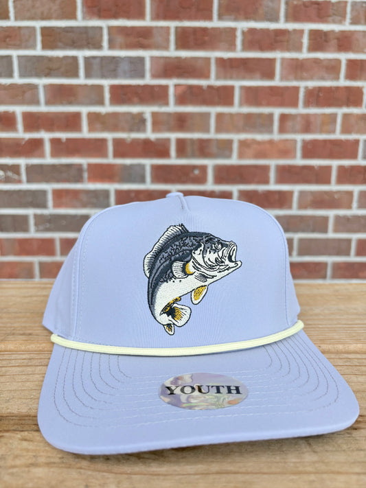 Local Boy Outfitters Youth Bass HC Rope Hat - Storm