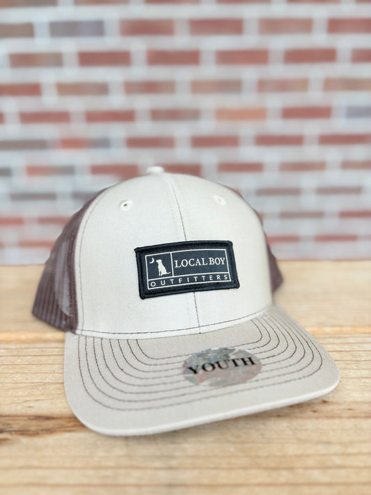Local Boy Outfitters Youth Woven Label Trucker Hat