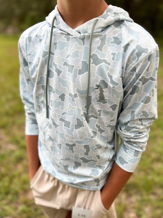 Youth Local Boy Outfitters Hemlock Hoodie - Glacier Camo